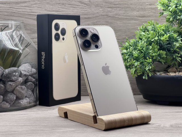 Hibátlan iPhone 13 Pro Gold 1TB 2 ÉV Garanciával Számlával 92% Akksi