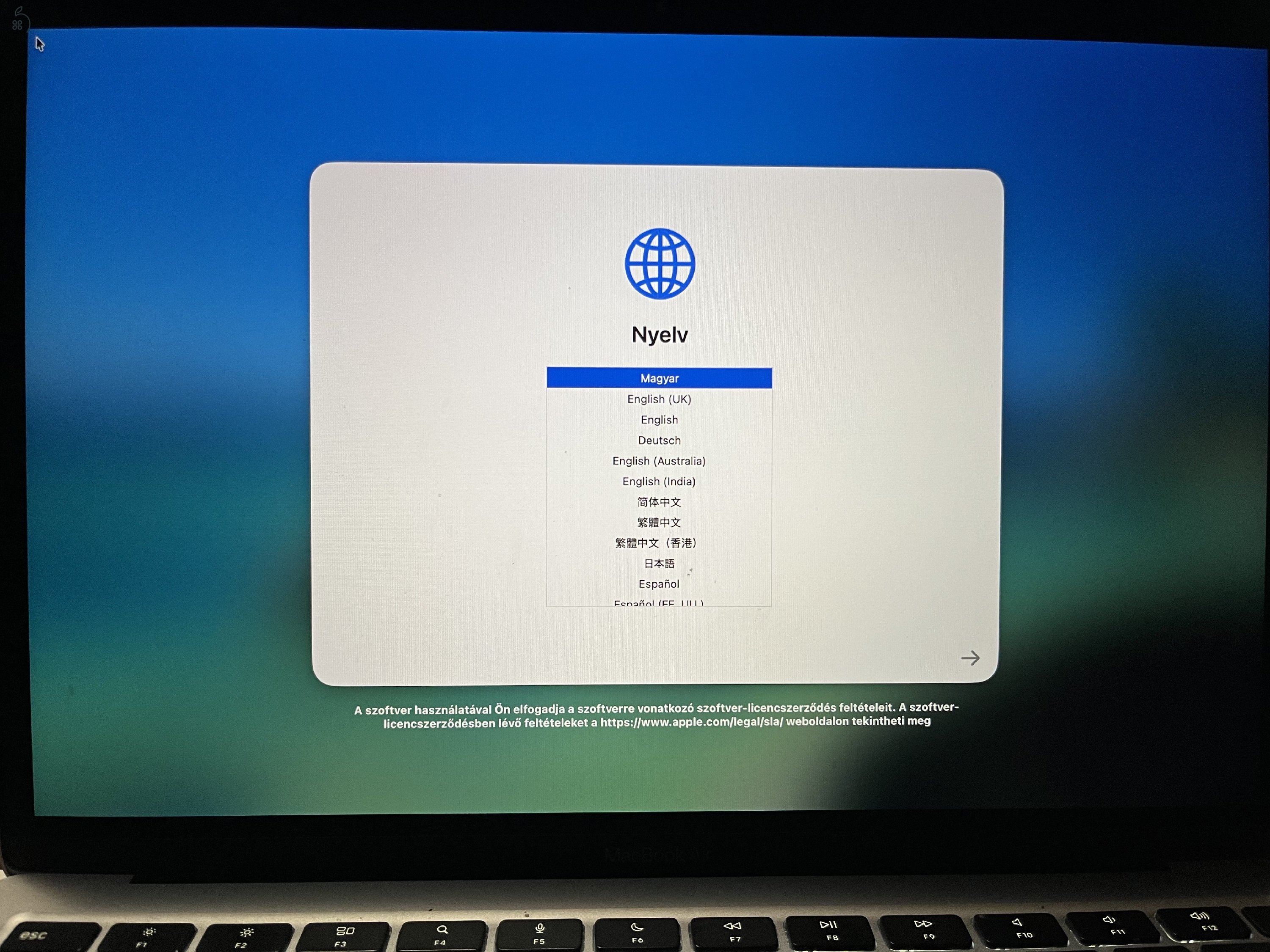 Miskolc M1 MacBook Air