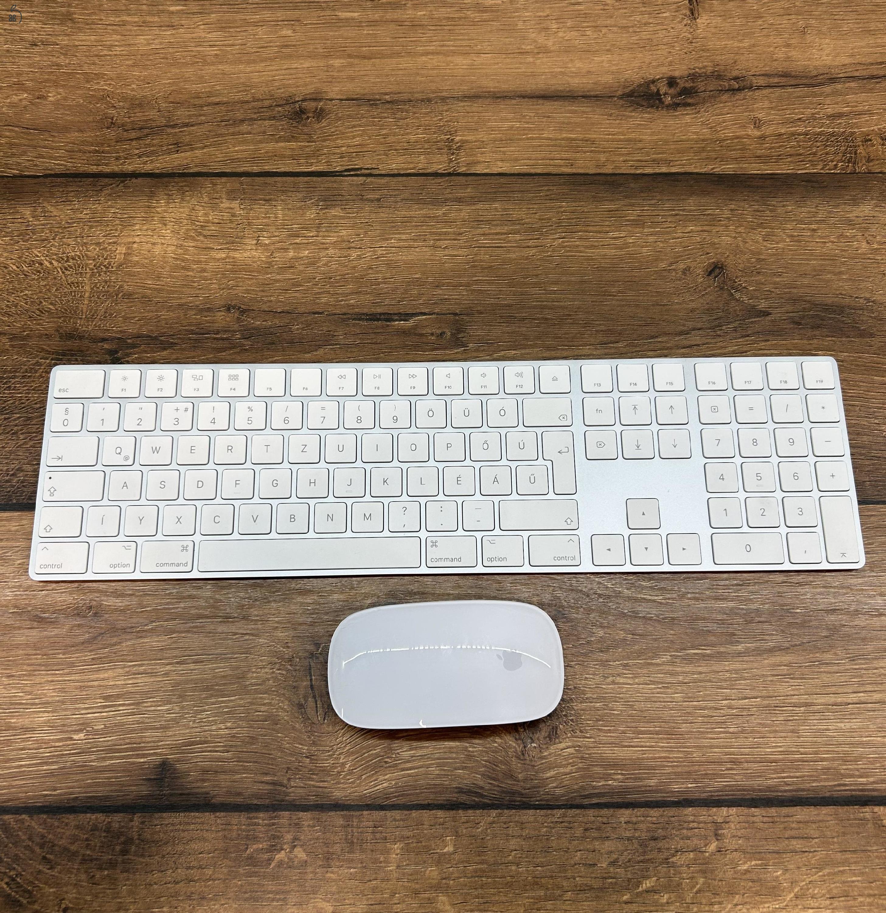 Apple Magic Mouse 3 (MK2E3ZM/A) és Apple Magic Keyboard Numerikus Keypad-al magyar kiosztás