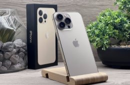 Hibátlan iPhone 13 Pro Gold 1TB 2 ÉV Garanciával Számlával 92% Akksi