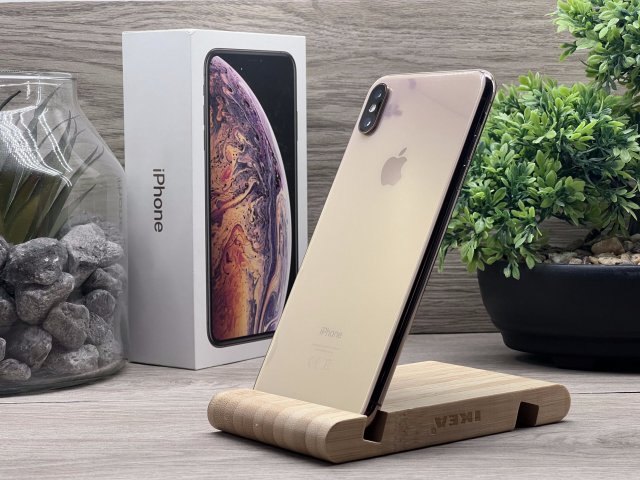 iPhone XS Max Gold 512GB 2 ÉV Garanciával Számlával 100% Akksi
