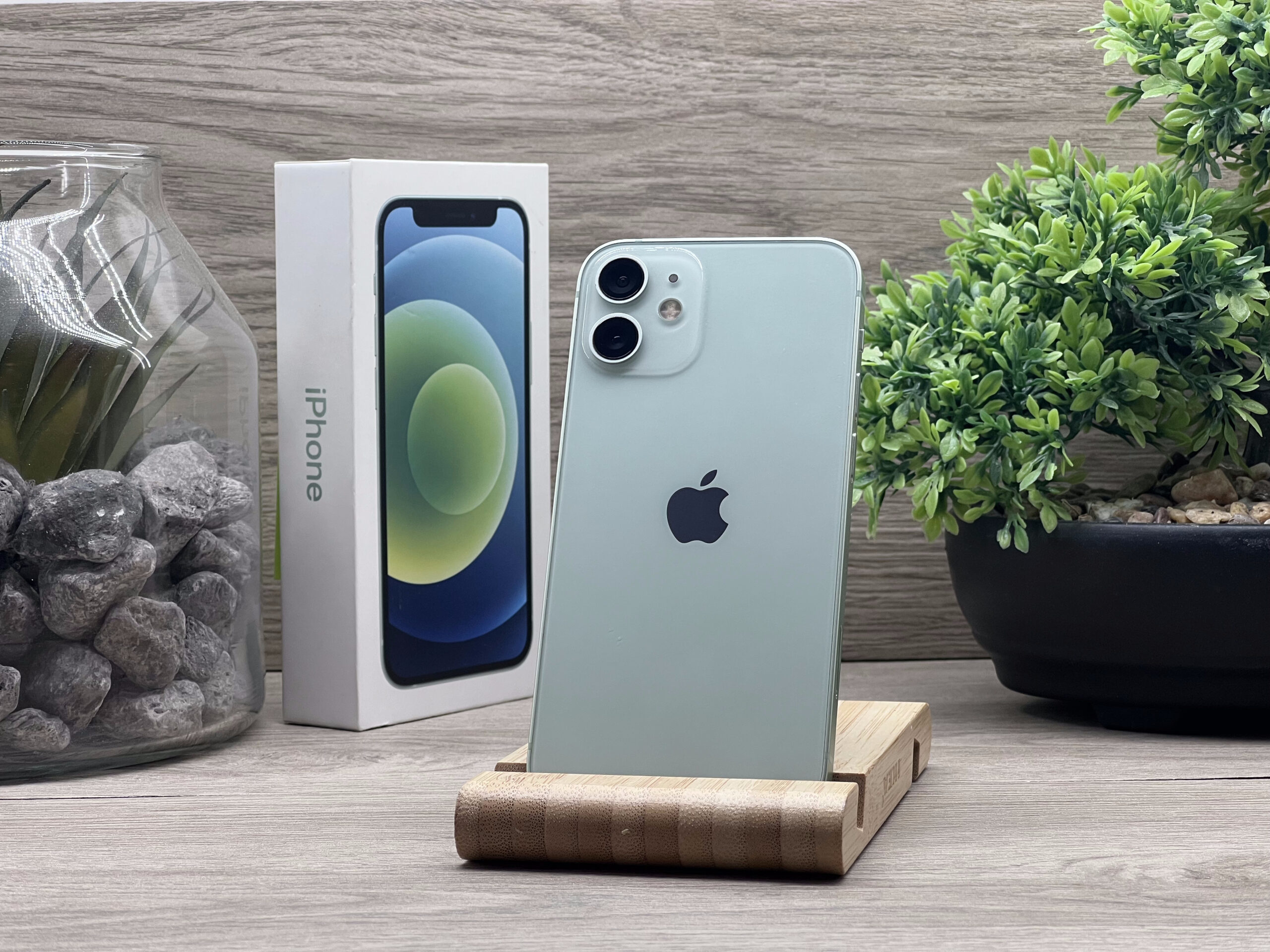 Hibátlan iPhone 12 Mini Green 128GB 2 ÉV Garanciával Számlával 99% Akksi