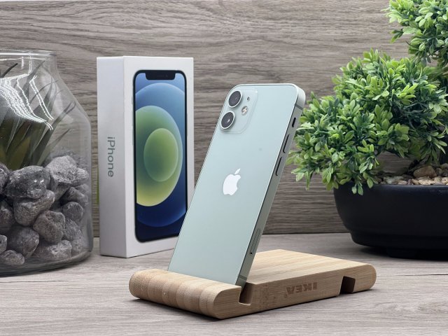 Hibátlan iPhone 12 Mini Green 128GB 2 ÉV Garanciával Számlával 99% Akksi