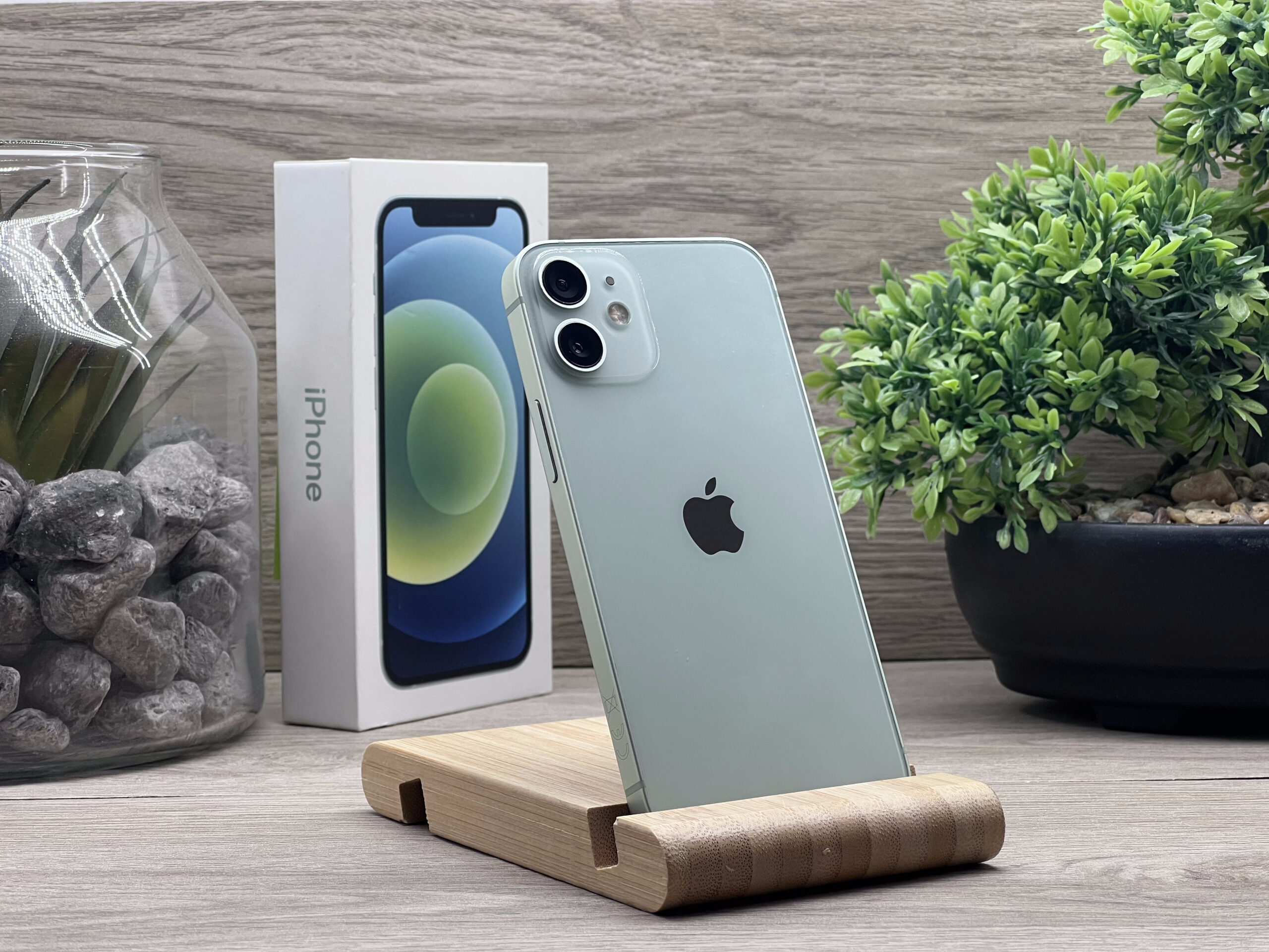 Hibátlan iPhone 12 Mini Green 128GB 2 ÉV Garanciával Számlával 99% Akksi