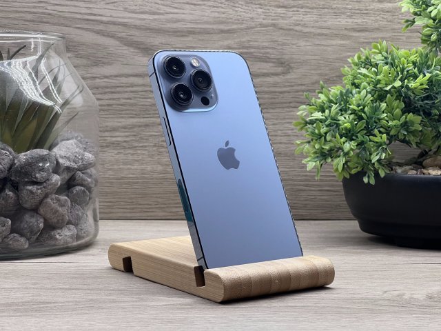 Hibátlan iPhone 13 Pro Sierra Blue 128GB 2 ÉV Garanciával Számlával 100% Akksi
