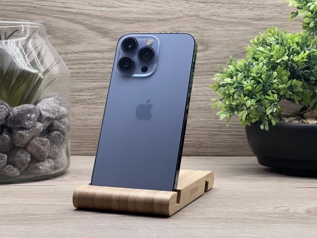 Hibátlan iPhone 13 Pro Sierra Blue 128GB 2 ÉV Garanciával Számlával 100% Akksi
