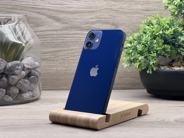 iPhone 12 Mini Blue 128GB 2 ÉV Garanciával Számlával 100% Akksi