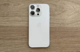 iPhone 16 Pro (256GB, fehér titán, 200.000 Ft OFF)