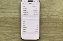 iPhone 16 Pro (256GB, fehér titán, 200.000 Ft OFF)