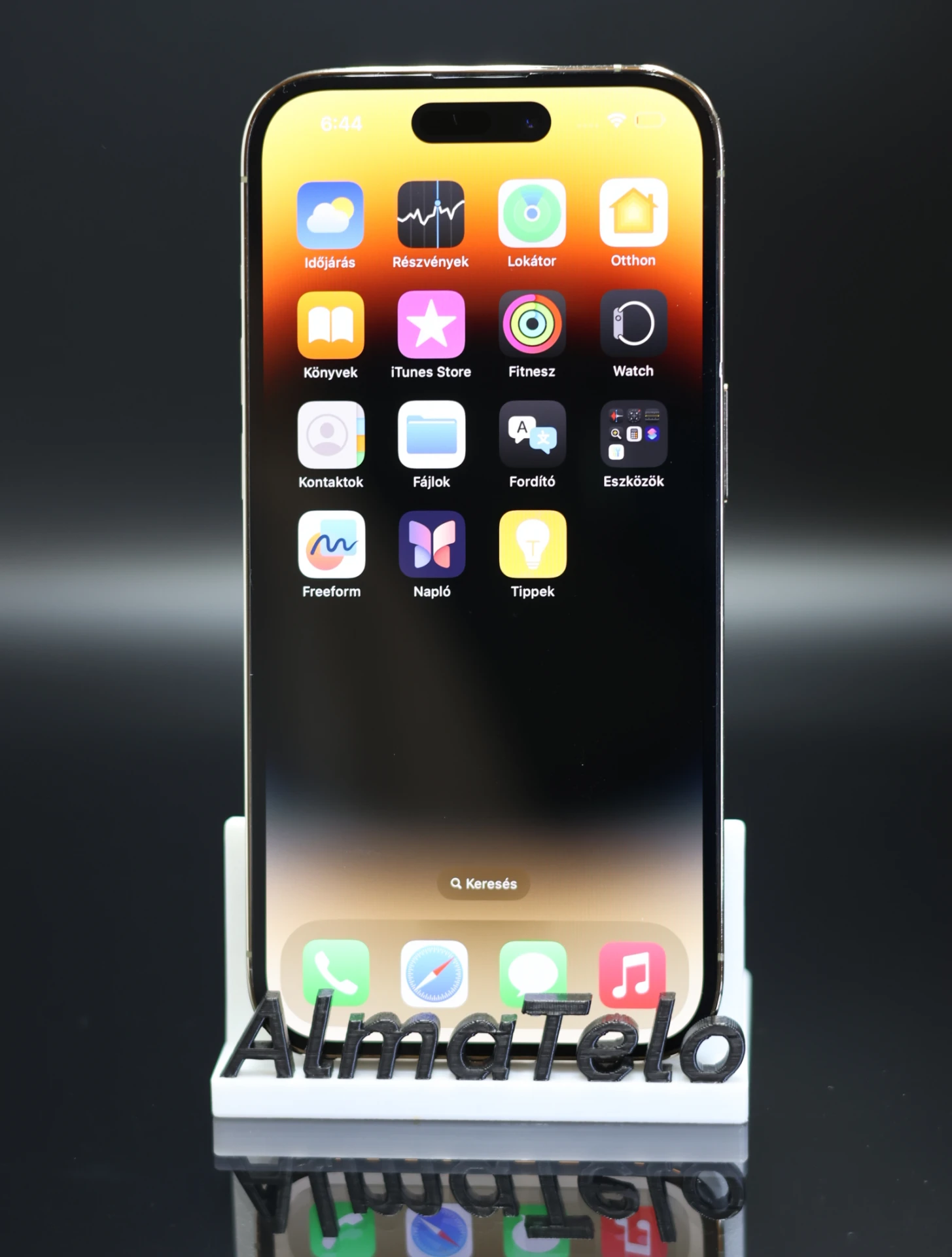 Apple iPhone 14 Pro 128 GB Gold 100% akku - 12 HÓ GARANCIA
