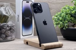 Hibátlan iPhone 14 Pro Max Space Black 128GB 2 ÉV Garanciával Számlával 100% Akksi