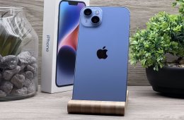 Hibátlan iPhone 14 Plus Blue 128GB 2 ÉV Garanciával Számlával 92% Akksi
