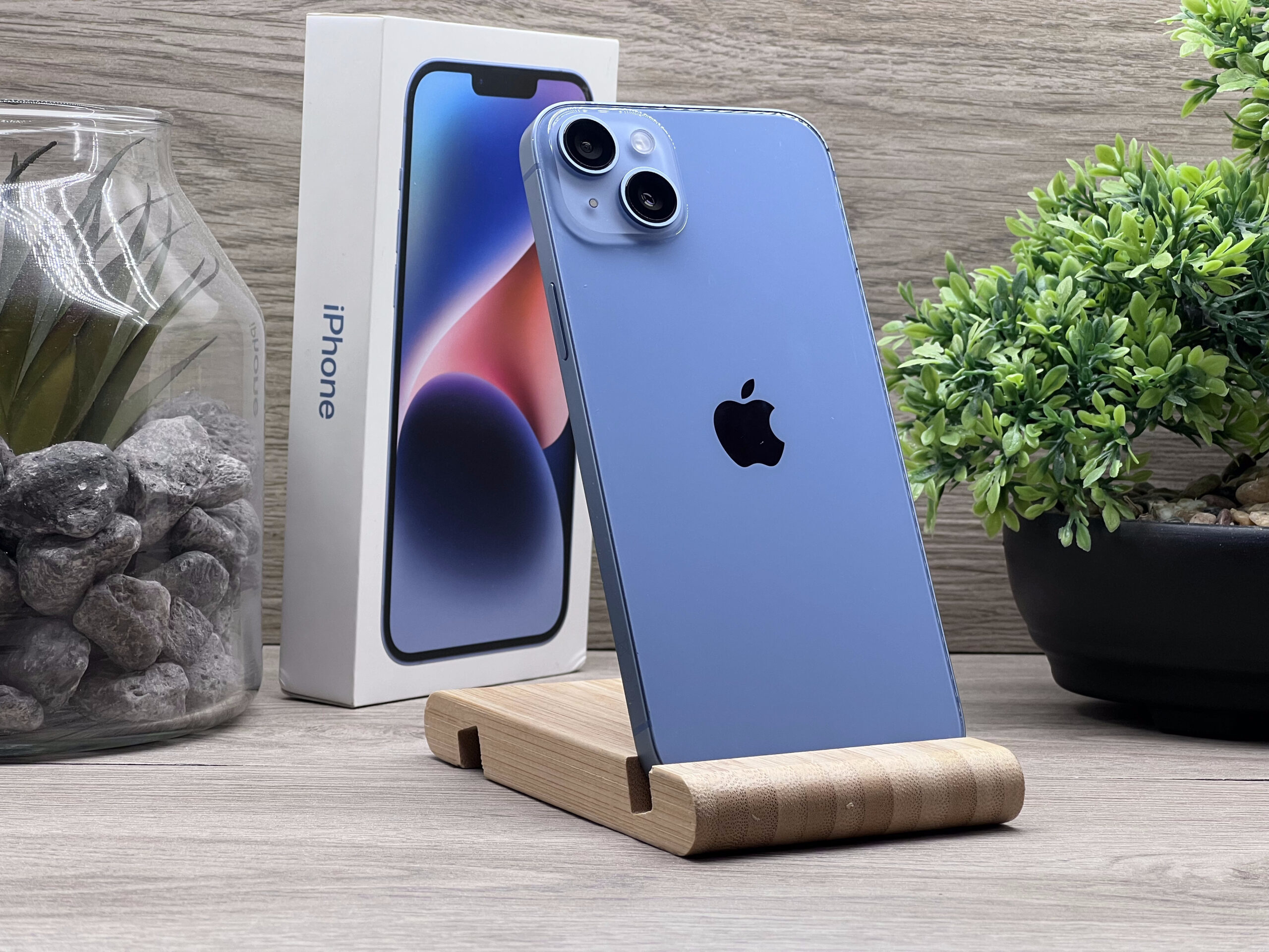 Hibátlan iPhone 14 Plus Blue 128GB 2 ÉV Garanciával Számlával 92% Akksi