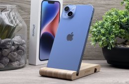 Hibátlan iPhone 14 Plus Blue 128GB 2 ÉV Garanciával Számlával 92% Akksi