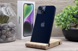 Hibátlan iPhone 14 Midnight 128GB 2 ÉV Garanciával Számlával 91% Akksi