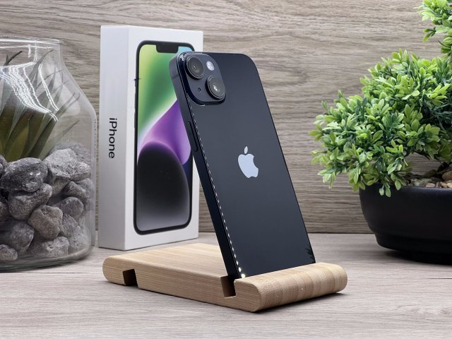 Hibátlan iPhone 14 Midnight 128GB 2 ÉV Garanciával Számlával 91% Akksi