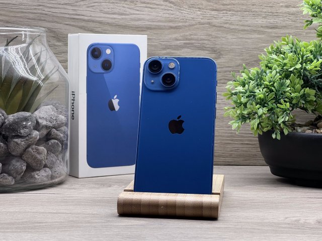 iPhone 13 Mini Blue 256GB 2 ÉV Garanciával Számlával 94% Akksi