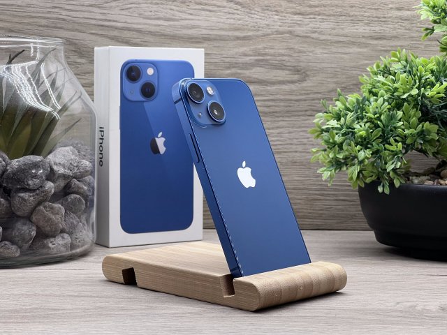 iPhone 13 Mini Blue 256GB 2 ÉV Garanciával Számlával 94% Akksi