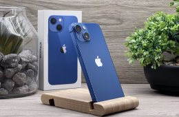 iPhone 13 Mini Blue 256GB 2 ÉV Garanciával Számlával 94% Akksi
