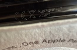 Apple Watch 9 41 mm GPS+Cellular, Graphite acél tok, új, aktiválatlan készülék.