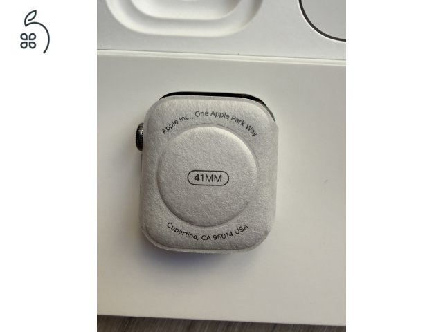 Apple Watch 9 41 mm GPS+Cellular, Graphite acél tok, új, aktiválatlan készülék.