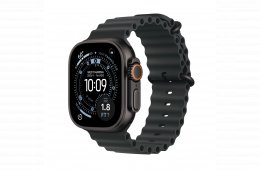 Apple Watch Ultra 3 GPS + Cellular 49mm Black Titanium Case with Black Ocean Band