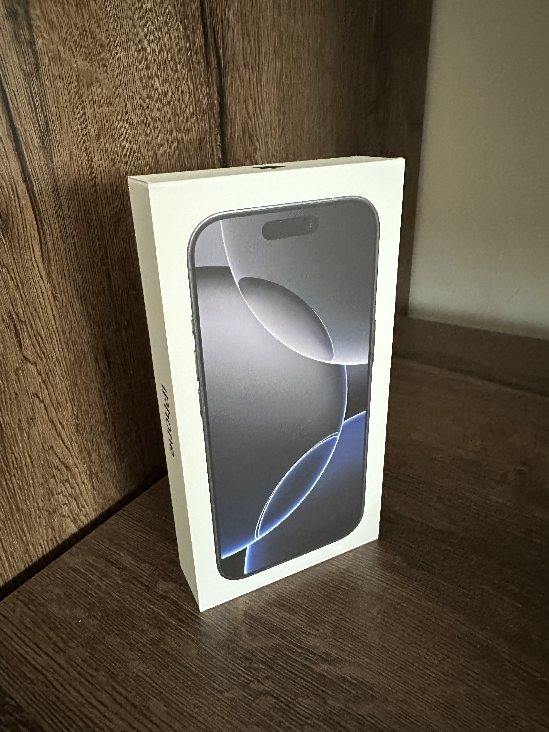 Vadonatúj, bontatlan iPhone 16 PRO 128GB fekete titán KÁRTYAFÜGGETLEN!