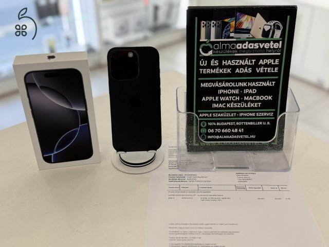 iPhone 16 Pro 128GB Hibátlan/2027.09.27 Gar./Akku 93%/pzn