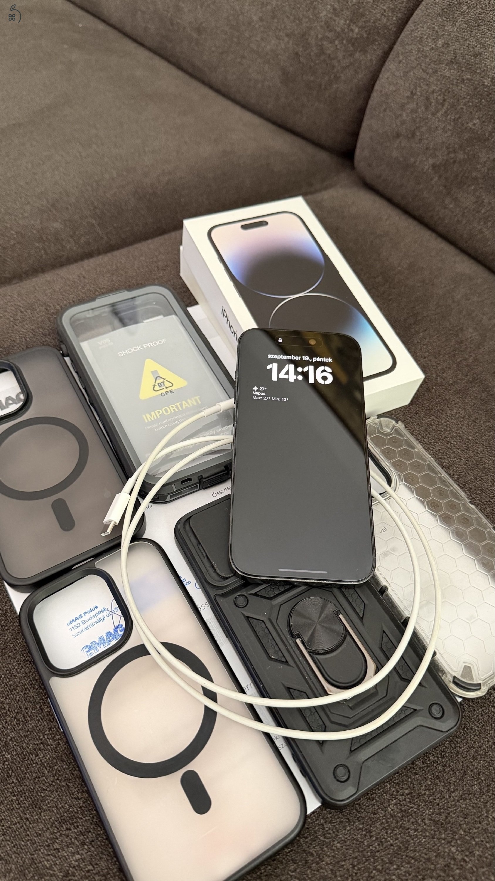 Apple iPhone 14pro 128GB asztroszürke