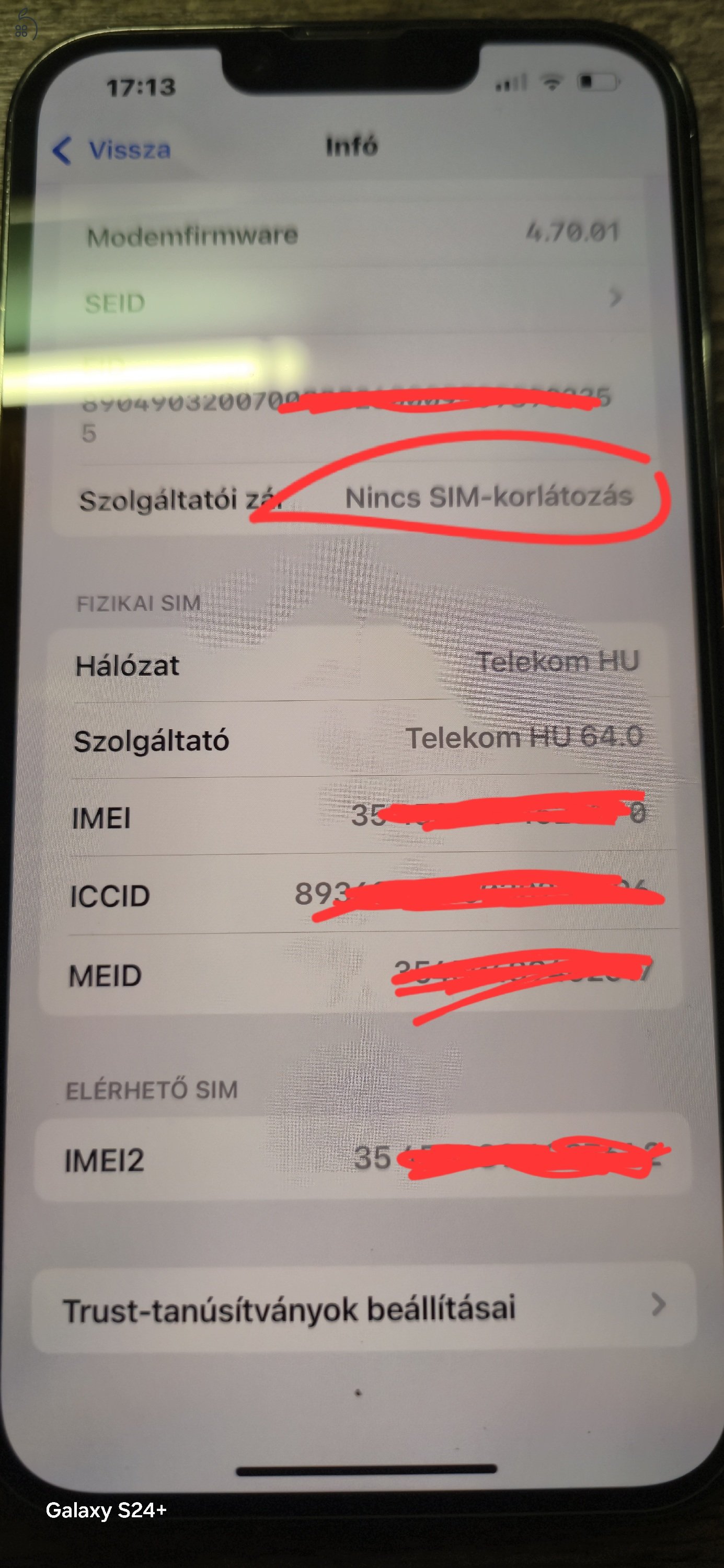Iphone 13 Pro Független 128 Gb