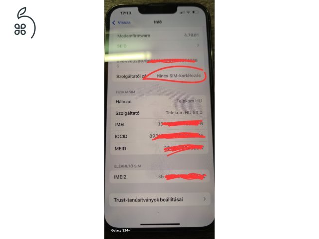 Iphone 13 Pro Független 128 Gb
