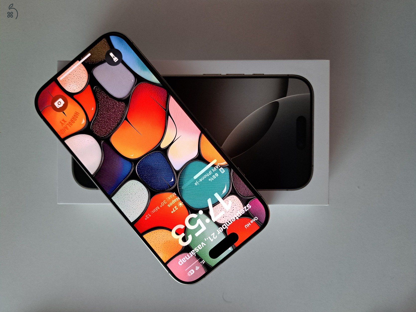 Iphone 16 Pro 8/256GB Natur Titan. Akumulátor 100% Garancia.2028.02.15