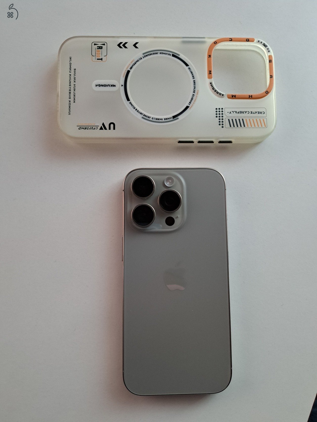 Iphone 16 Pro 8/256GB Natur Titan. Akumulátor 100% Garancia.2028.02.15