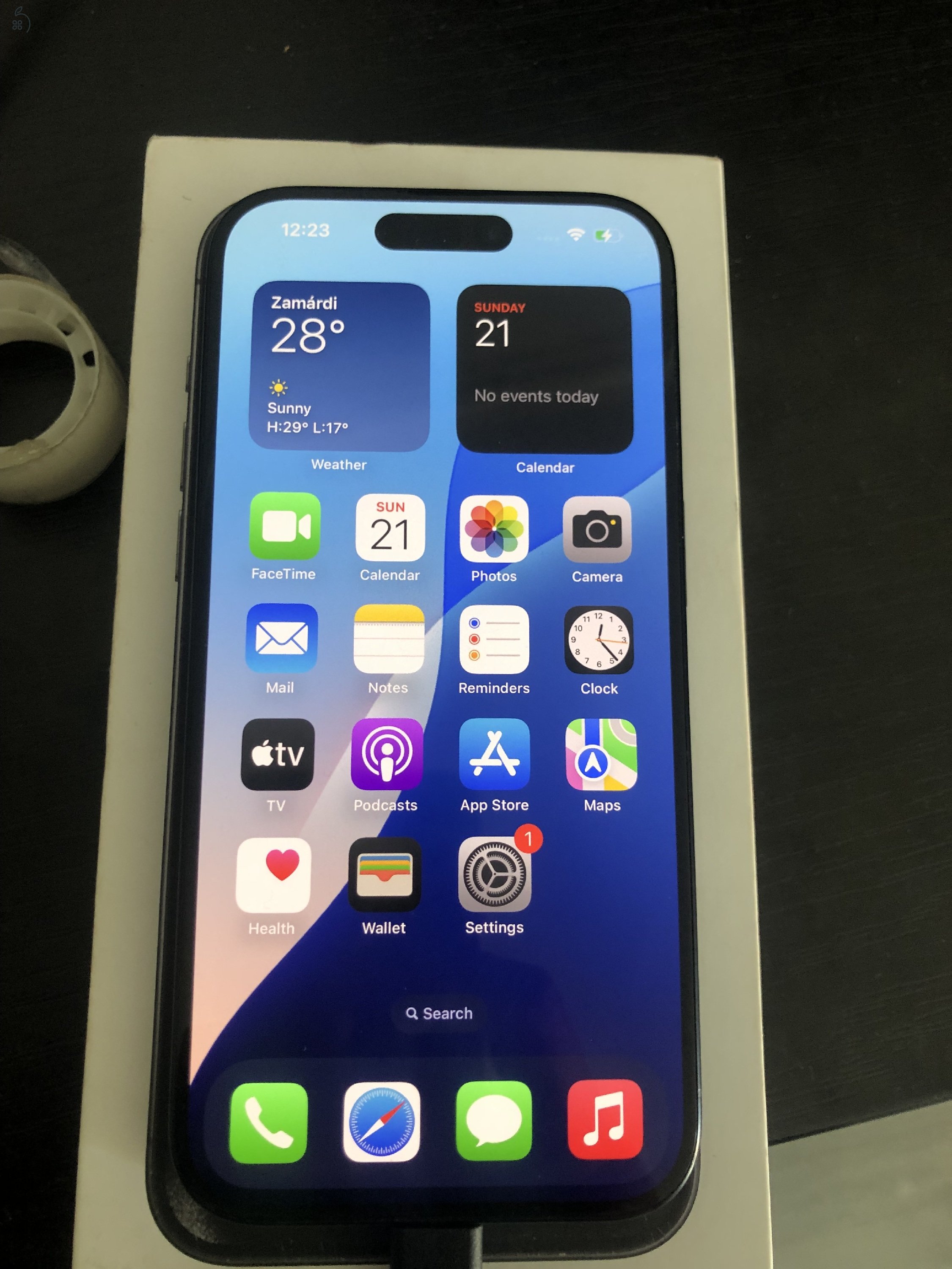 Független Iphone 15 Pro 95% 256gb