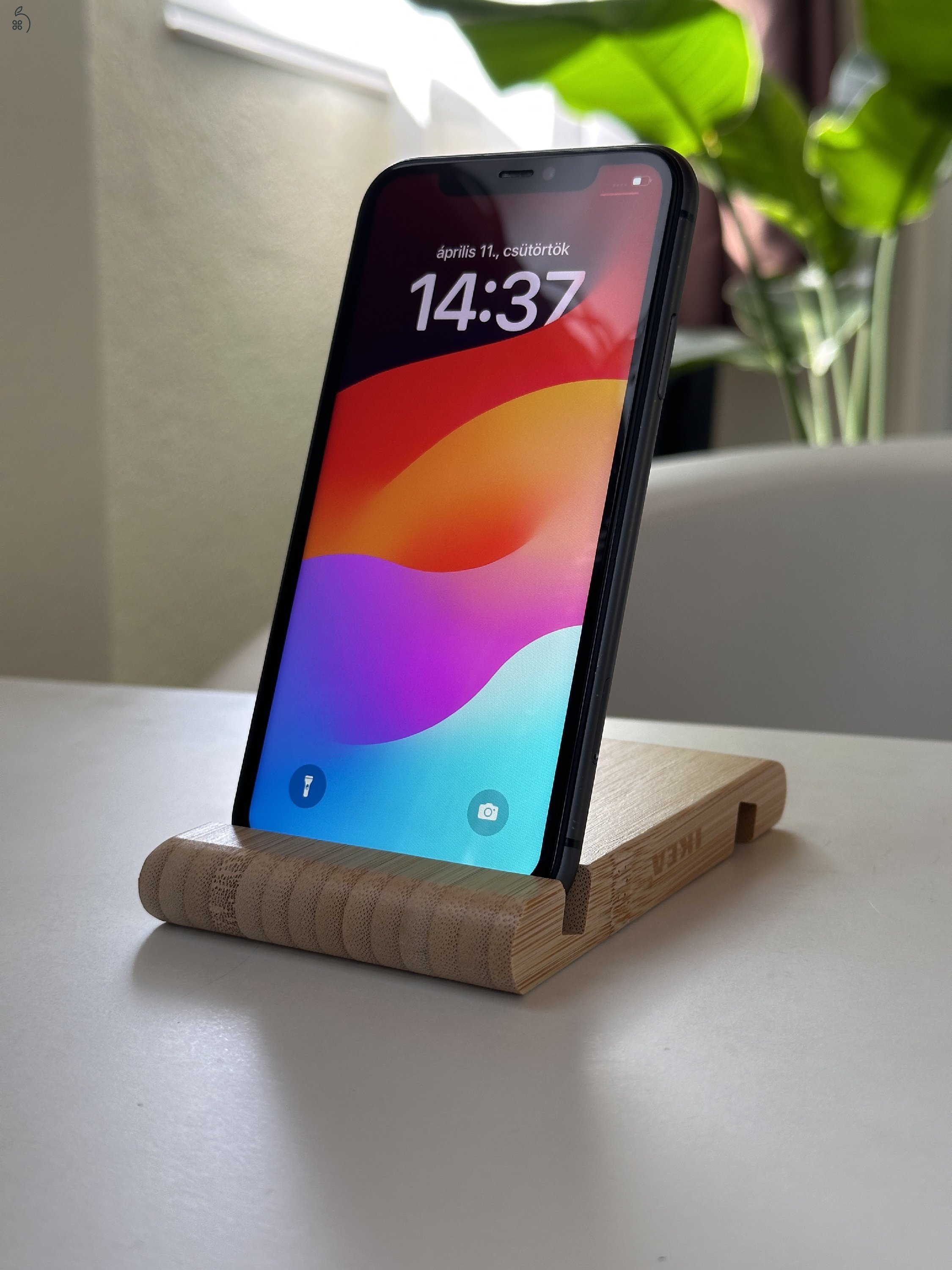  iPhone 11 128GB Fekete, Független - Garancia, Számla 