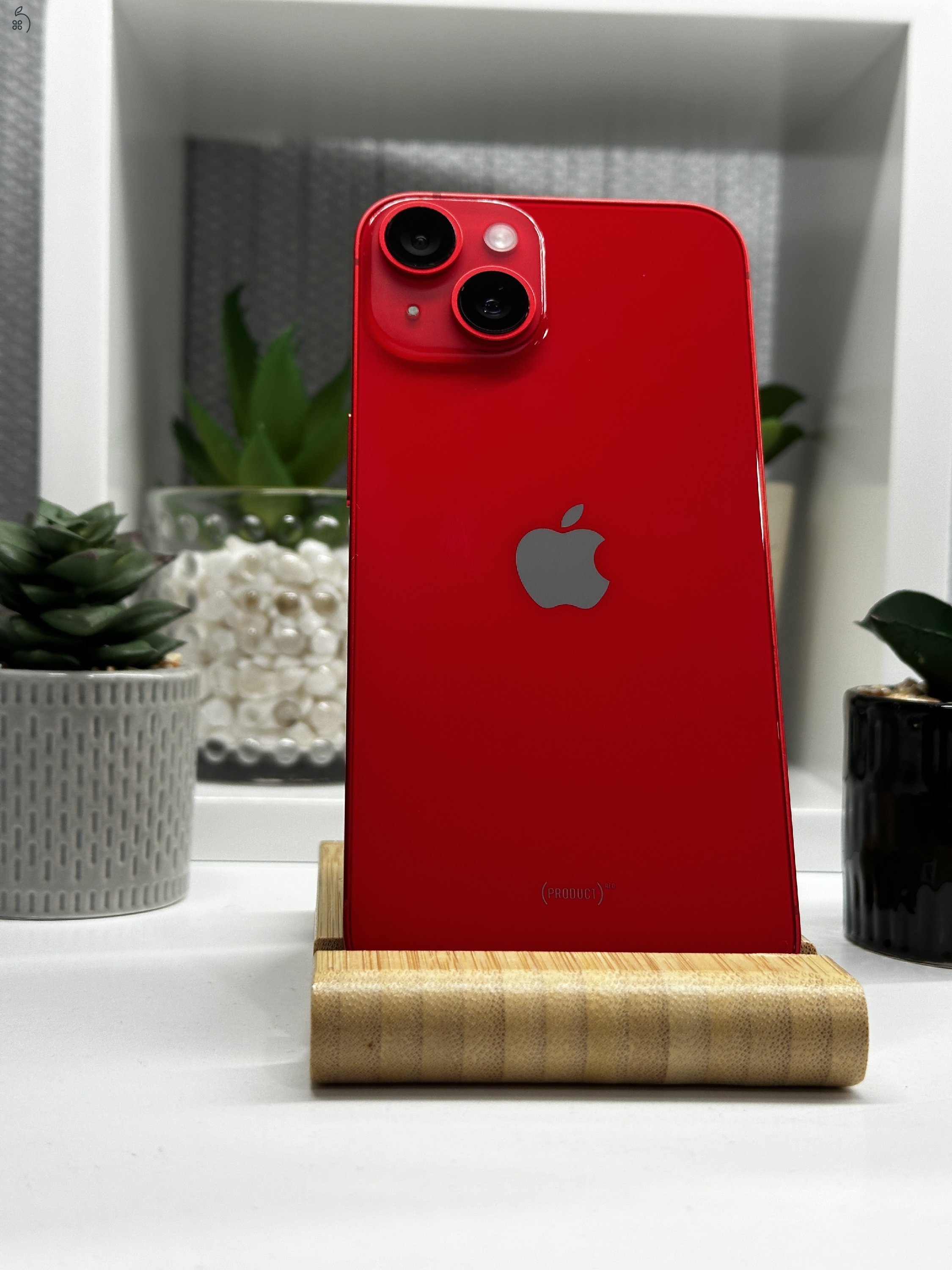  iPhone 14 128GB Piros, Független - Garancia, Számla 