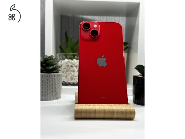  iPhone 14 128GB Piros, Független - Garancia, Számla 