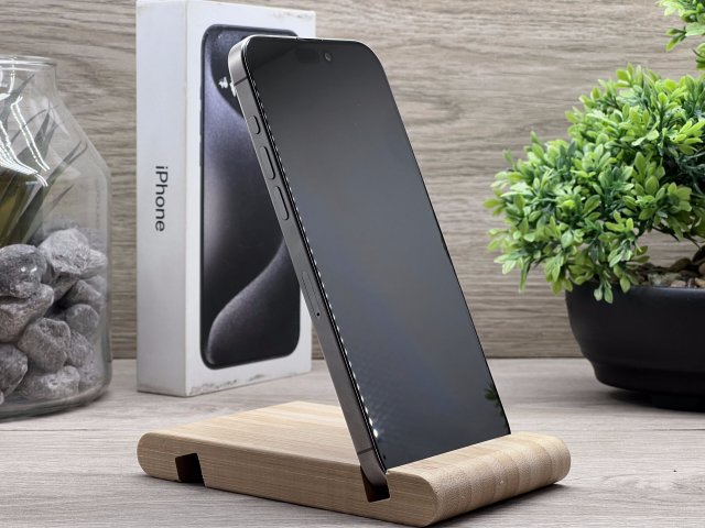 Hibátlan iPhone 15 Pro Max Natural Titanium 256GB 2 ÉV Garanciával Számlával 92% Akksi