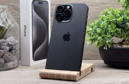 Hibátlan iPhone 15 Pro Max Natural Titanium 256GB 2 ÉV Garanciával Számlával 92% Akksi
