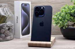 Hibátlan iPhone 15 Pro Blue Titanium 128GB 2 ÉV Garanciával Számlával 92% Akksi