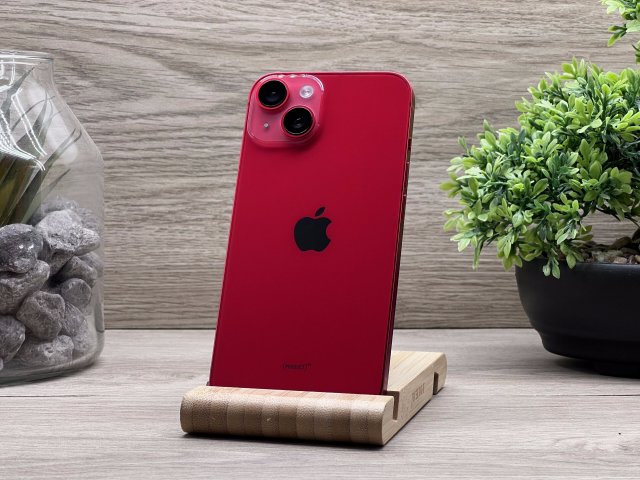 Hibátlan iPhone 14 Red 128GB 2 ÉV Garanciával Számlával 93% Akksi