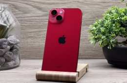 Hibátlan iPhone 14 Red 128GB 2 ÉV Garanciával Számlával 93% Akksi