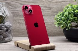 Hibátlan iPhone 14 Red 128GB 2 ÉV Garanciával Számlával 93% Akksi