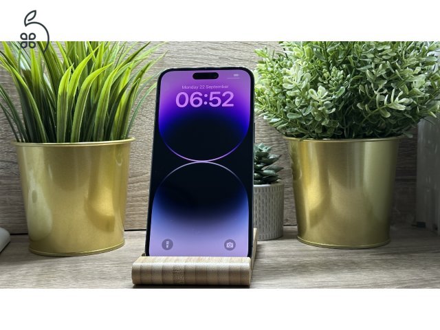  iPhone 14 Pro Max 128GB Lila, Független - Garancia, Számla 