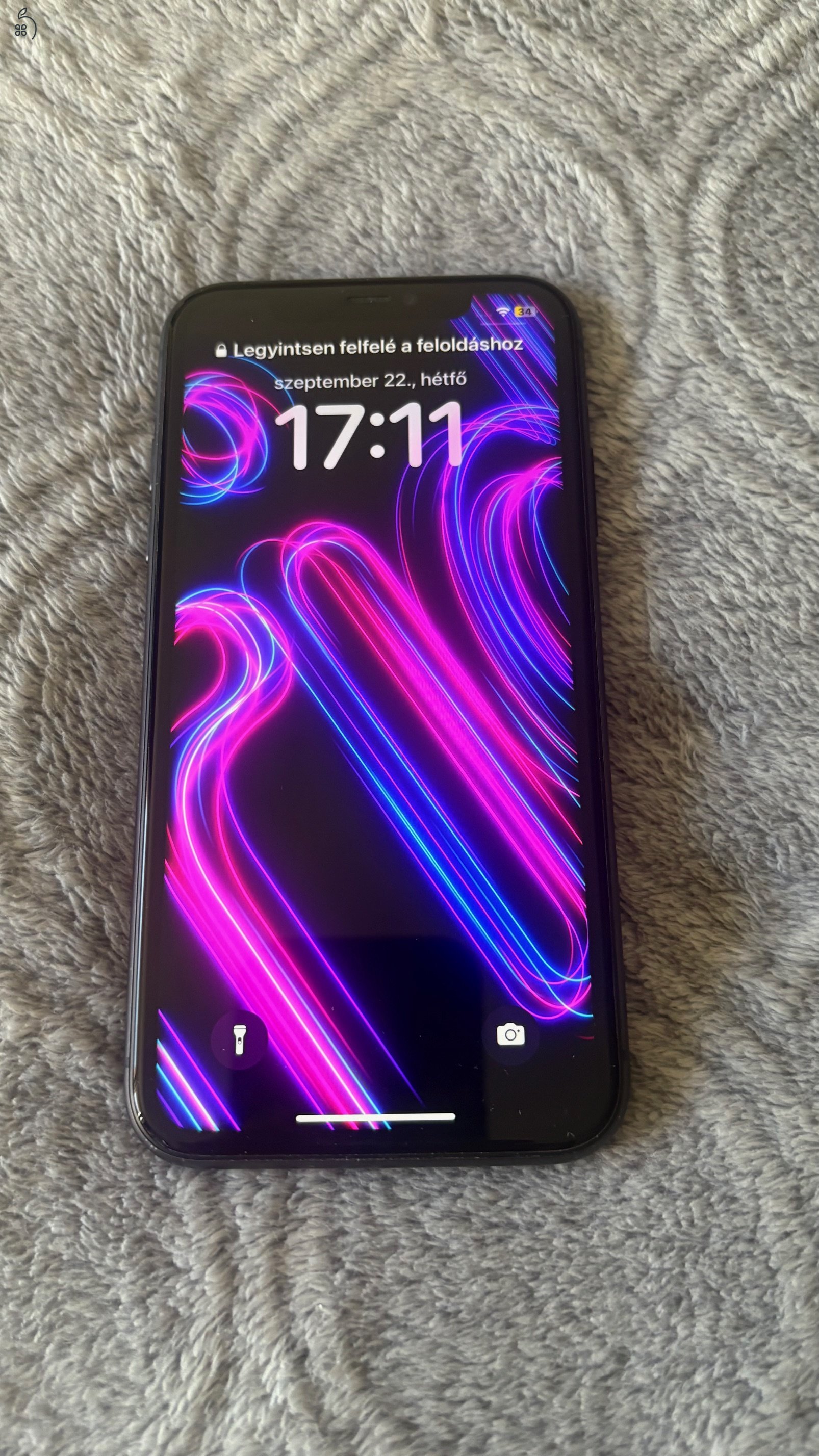 Iphone 11, 64Gb, fekete, független, sérülés mentes