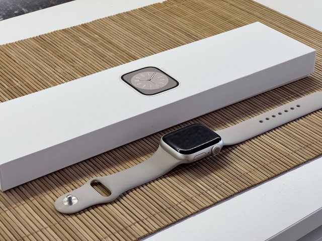 Apple Watch Series 8 Star Light 41mm 2 ÉV Garanciával Számlával