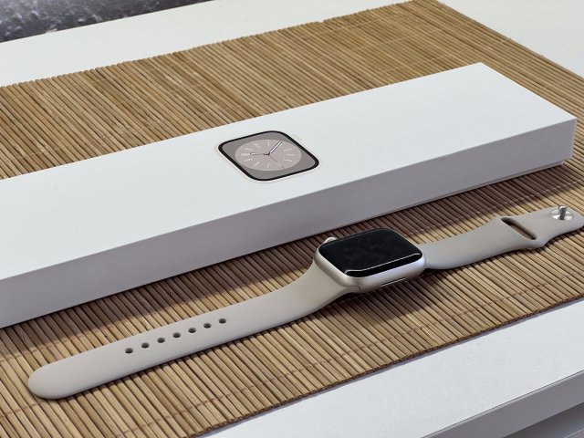 Apple Watch Series 8 Star Light 41mm 2 ÉV Garanciával Számlával
