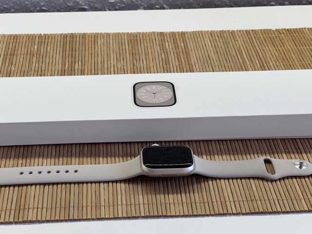 Apple Watch Series 8 Star Light 41mm 2 ÉV Garanciával Számlával