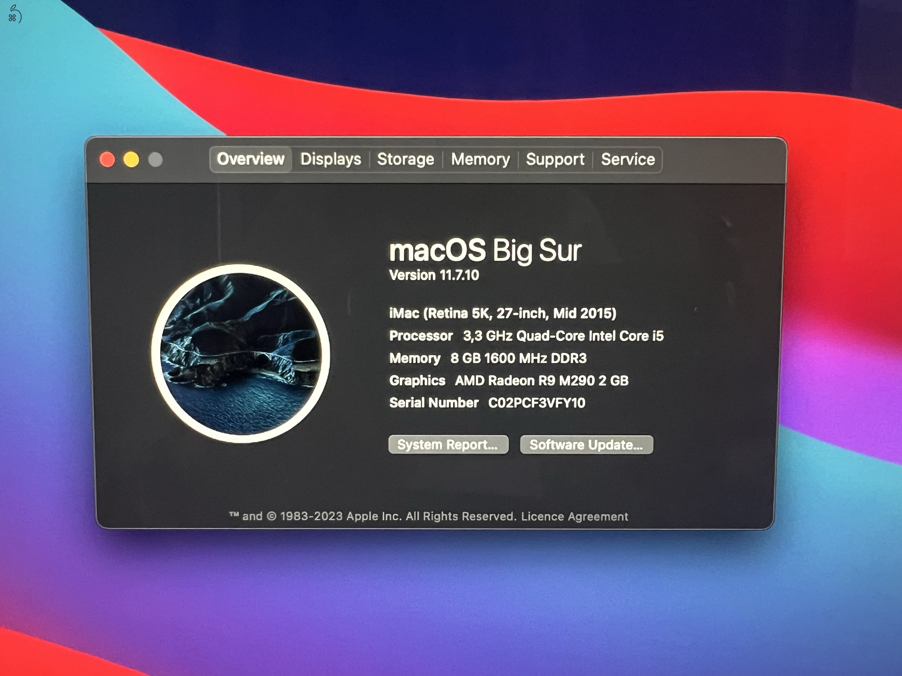Apple iMac 27 hüvelykes Retina 5K (Mid 2015)