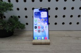 Apple iPhone 16 Pro Max – Natural Titanium – Titán dizájn, Pro kamera – 256 GB – Használt, szép állapot – 100% akku (175 ciklus) – Garancia 2026. 03. 10-ig